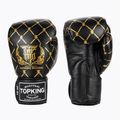 Top King Boxing Řetězové rukavice černá/zlatá