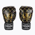 Top King Boxing Řetězové rukavice černá/zlatá