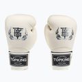 Top King Muay Thai boxerské rukavice Super Air bílé