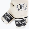 Top King Muay Thai boxerské rukavice Super Air bílé 4