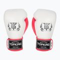 Boxerské rukavice Top King Boxing Reborn bílé/růžové