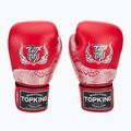 Boxerské rukavice  Top King Muay Thai Power Snake red/silver 2