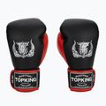 Boxerské rukavice Top King Reborn Semi Leather black/red