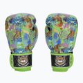 Boxerské rukavice Top King Boxing Wild Tiger černé/zelené