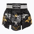 Tréninkové šortky Top King Thai Boxing black/white/gold