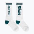 Ponožky  Fairtex "Muay Thai" white/green