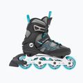 Dámské kolečkové brusle K2 Alexis 80 Alu grey/cyan 2