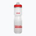Cyklistická láhev CamelBak Podium Chill 710 ml fiery red/white