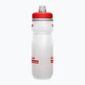 CamelBak Podium Chill 620ml ohnivě červená/bílá láhev na kolo 2