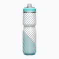 Cyklistická láhev CamelBak Podium Chill 710 ml grey/teal stripe 3