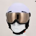 Alpina Arber Visor Q Lite lyžařská helma lila matt 7