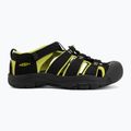 Dětské sandály KEEN Newport H2 black/lime green 2