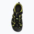 Dětské sandály KEEN Newport H2 black/lime green 5