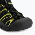 Dětské sandály KEEN Newport H2 black/lime green 7