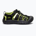 Dětské sandály KEEN Newport H2 black/lime green 2