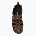 Pánské sandály KEEN Clearwater Cnx Leather dark earth/black  5