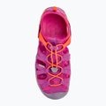 Dětské trekové sandály KEEN Moxie purple wine/nasturtium 6