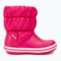 Crocs Winter Puff Dětské sněhule candy pink 2