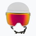 Lyžařská helma  Atomic Revent GT Amid Visor HD white heather/red hd 2