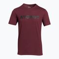 Pánské tričko  Atomic Alps maroon 2
