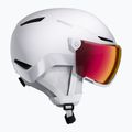 Lyžařská helma Atomic Revent Visor Photo white heather/red photo
