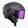 Lyžařská helma Atomic Savor GT Visor Stereo iron ore/purple stereo