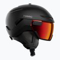 Lyžařská helma Atomic Savor GT Visor Stereo black/red stereo