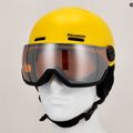Dětská lyžařská helma Salomon Orka Visor vibrant yellow 12