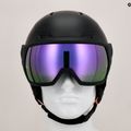 Lyžařská helma Salomon Icon LT Visor S2 black/pink/gold 12