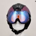 Lyžařská helma CASCO SP-2 Photomatic Visor strustured celestial gradient matte 9