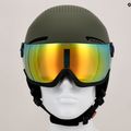 Lyžařská helma Arber Visor Q Lite olive matt 7