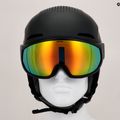 Lyžařská helma Alpina Alto Q-Lite black matt/gold mirror 11