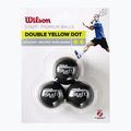 Squashové míčky  Wilson Staff Ball Double Yellow Dot 3 ks black 2