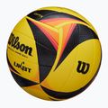 Míč na plážový volejbal Wilson OPTX AVP VB OFFICIAL GB yellow velikost 5 4
