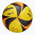 Míč na plážový volejbal Wilson OPTX AVP VB OFFICIAL GB yellow velikost 5 6