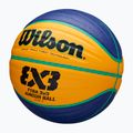 Dětský basketbalový míč   Wilson Fiba 3x3 Junior blue/yellow velikost 5 3