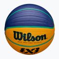 Dětský basketbalový míč   Wilson Fiba 3x3 Junior blue/yellow velikost 5 4