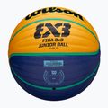 Dětský basketbalový míč   Wilson Fiba 3x3 Junior blue/yellow velikost 5 5