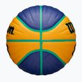 Dětský basketbalový míč   Wilson Fiba 3x3 Junior blue/yellow velikost 5 6