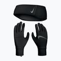 Dámský set čelenka a rukavice  Nike Essential Running black/black/silver 9