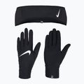 Dámský set čelenka a rukavice  Nike Essential Running black/black/silver