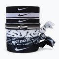Nike Smíšené pásky do vlasů 9 ks bílé a černé N0003537-036