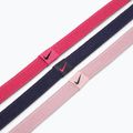Čelenka  Nike Elastic Headbands 2.0 3 szt. spark/gridiron/pink glaze 2