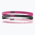 Čelenka  Nike Elastic Headbands 2.0 3 szt. spark/gridiron/pink glaze