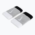 Náramky Nike Swoosh Doublewide 2 ks šedá/černá N0001586-016