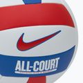 Volejbalový míč Nike All Court Volleyball white/university red/game royal/university red velikost 5 3