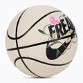 Basketbalový míč  Nike Playground 8P 2.0 G Antetokounmpo pale ivory/black/black/black velikost  7 2