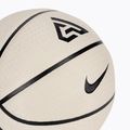 Basketbalový míč  Nike Playground 8P 2.0 G Antetokounmpo pale ivory/black/black/black velikost  7 4