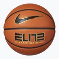 Basketbalový míč Nike Elite Championship 8P 2.0 Deflated amber court/black/metallic gold/black velikost 6 4