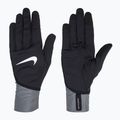 Pánské běžecké rukavice Nike Pacer Midweight RG black/smoke grey/silver